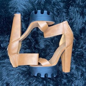 Brown Platform Heels